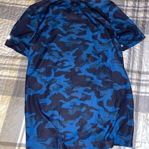 All in Motion Blue Camo Short Sleeve Tee